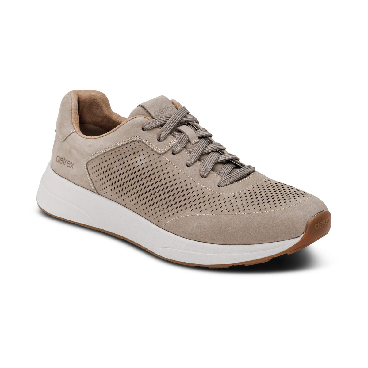 Aetrex Drew Arch Support Sneaker - Taupe