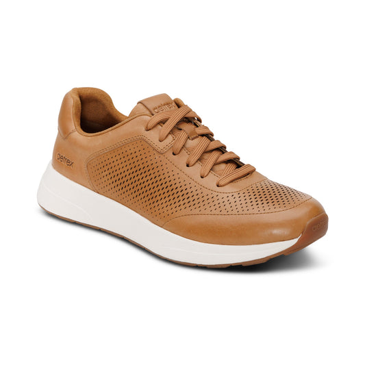 Aetrex Drew Arch Support Sneaker - Tan