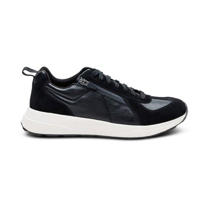 Aetrex Miles Arch Support Sneaker - Black