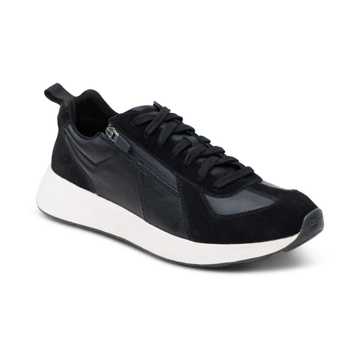 Aetrex Miles Arch Support Sneaker - Black