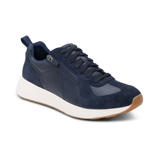 Aetrex Miles Arch Support Sneaker - Navy