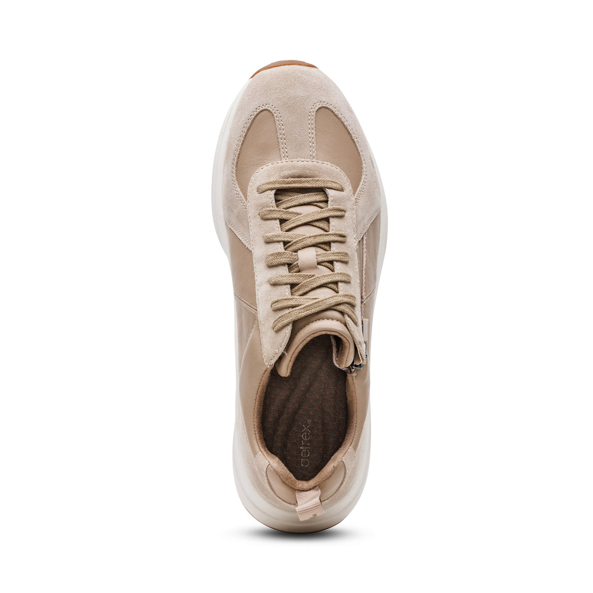 Aetrex Miles Arch Support Sneaker - Tan