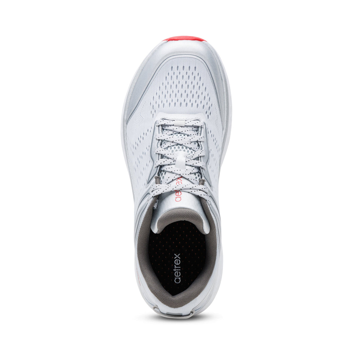 Aetrex Chase Arch Support Sneaker - Silver