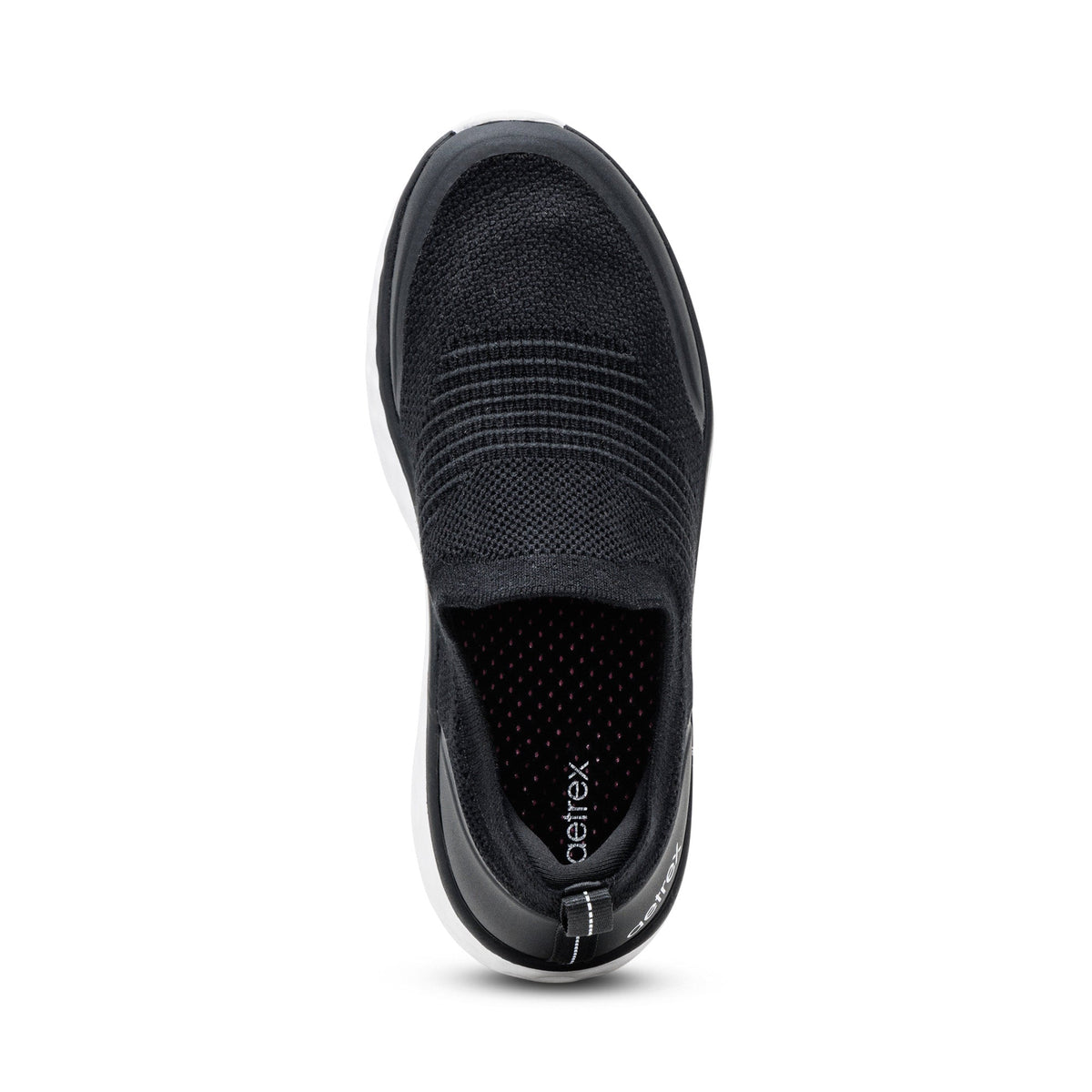 Aetrex Dash Arch Support Women's Sneaker - Black