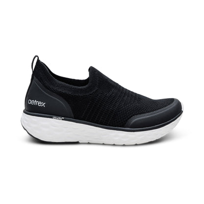 Aetrex Dash Arch Support Women's Sneaker - Black