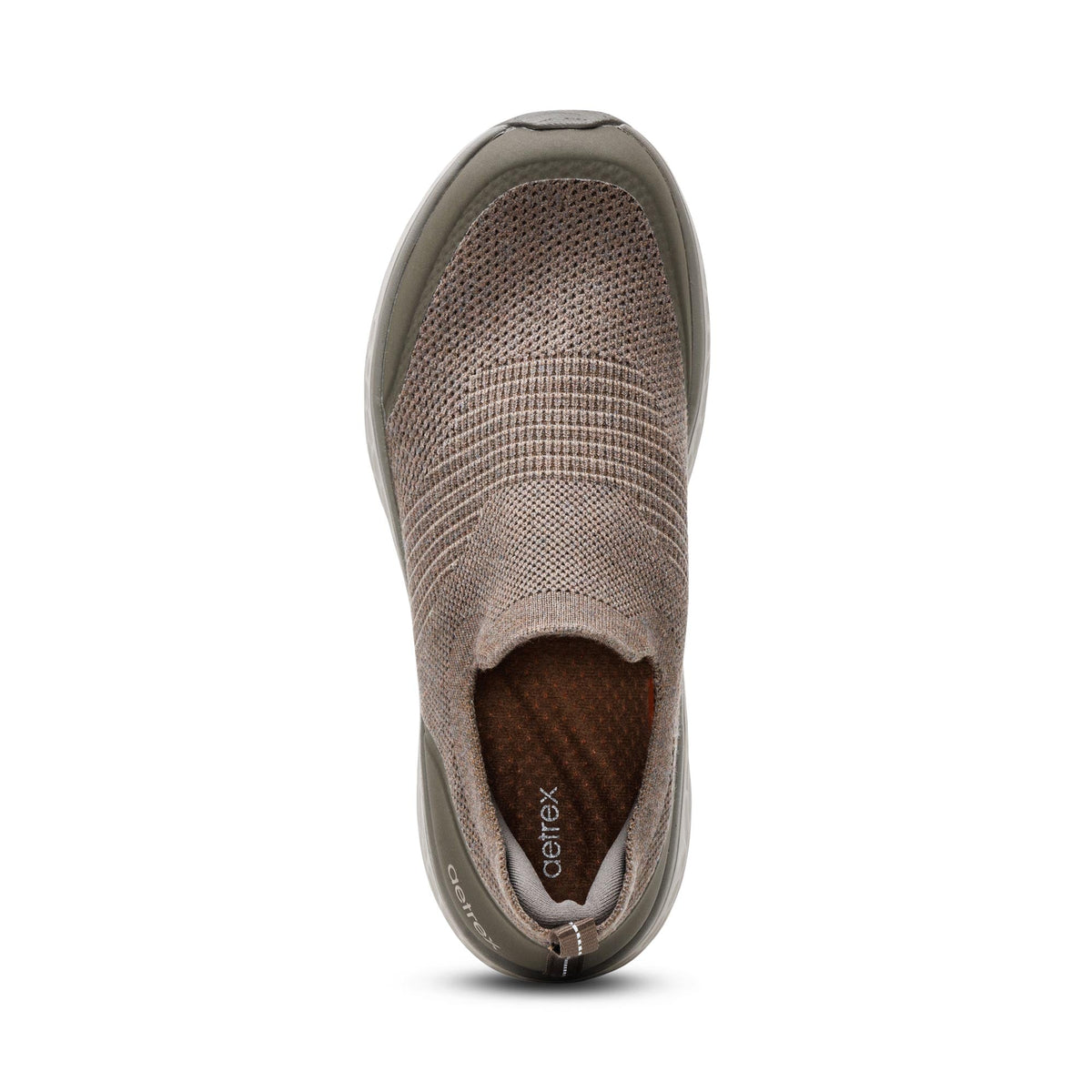 Aetrex Dash Arch Support Men's Sneaker  - Taupe