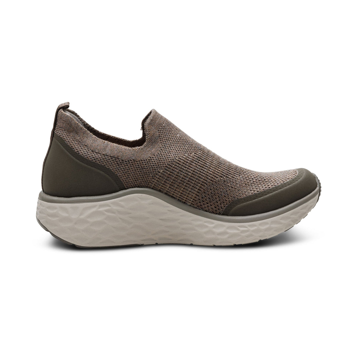 Aetrex Dash Arch Support Men's Sneaker  - Taupe