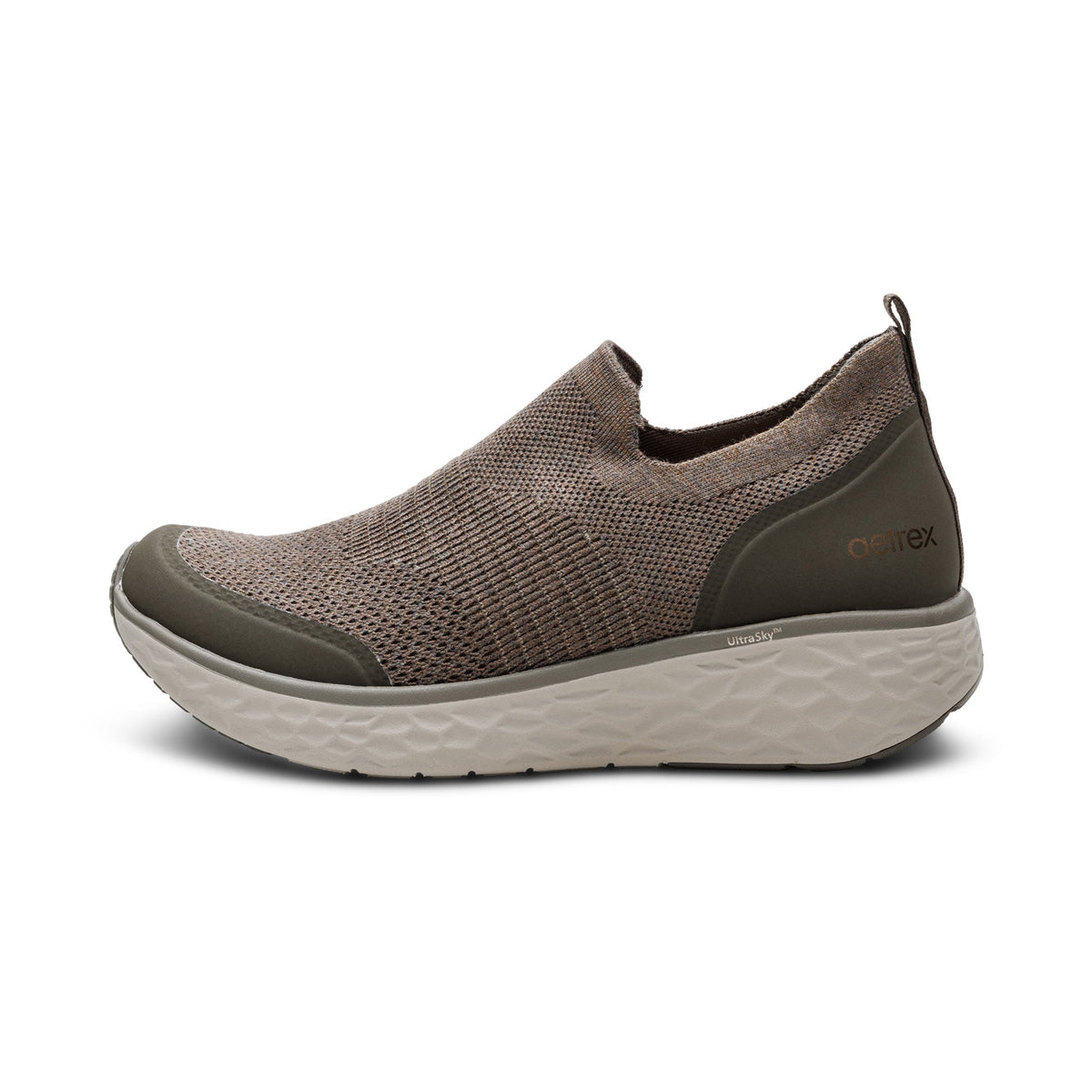 Aetrex Dash Arch Support Men's Sneaker  - Taupe
