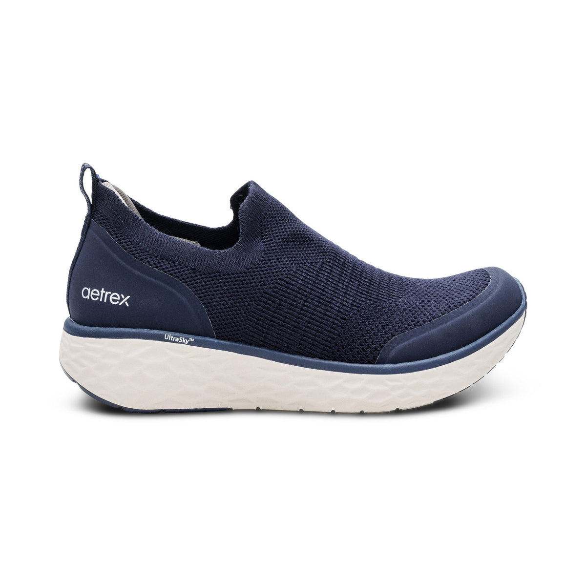 Aetrex Dash Arch Support Men's Sneaker  - Navy