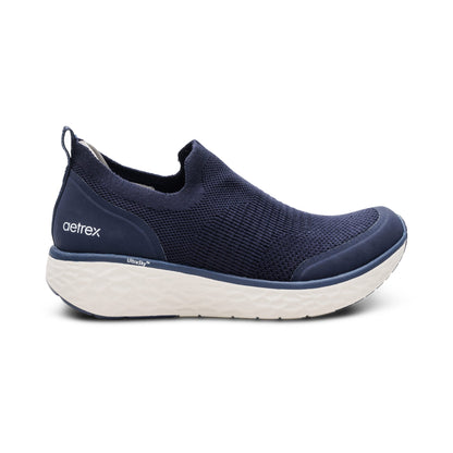 Aetrex Dash Arch Support Men's Sneaker  - Navy