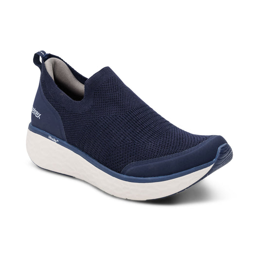 Aetrex Dash Arch Support Men's Sneaker  - Navy