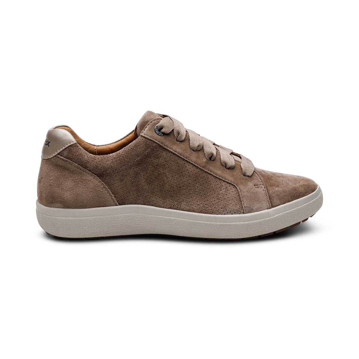 Aetrex Courtney Lace-up Sneaker - Taupe