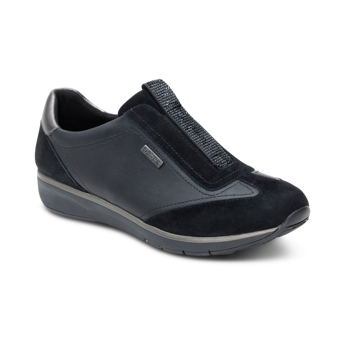 Aetrex Megan Arch Support Sneaker - Black