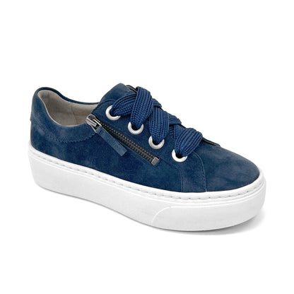 Aetrex Aubrey Arch Support Platform Sneaker - Navy
