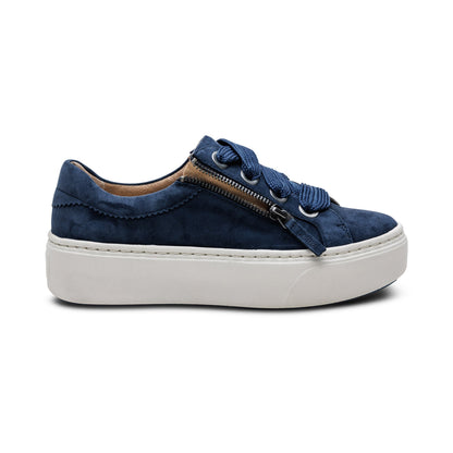 Aetrex Aubrey Arch Support Platform Sneaker - Navy
