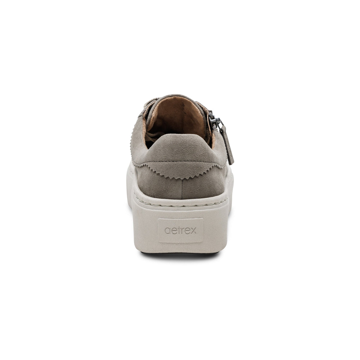 Aetrex Aubrey Arch Support Platform Sneaker - Taupe