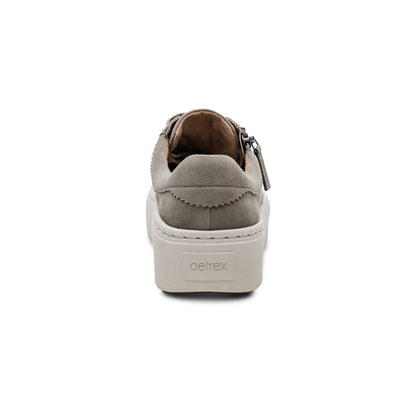 Aetrex Aubrey Arch Support Platform Sneaker - Taupe