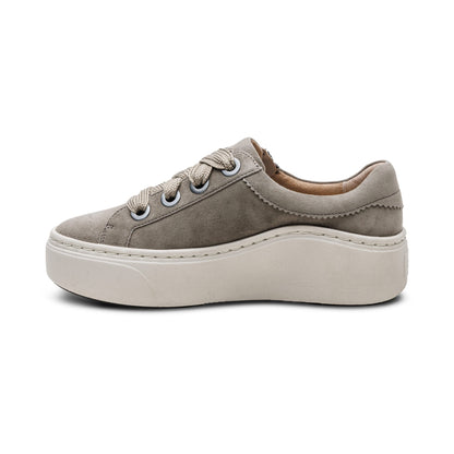 Aetrex Aubrey Arch Support Platform Sneaker - Taupe