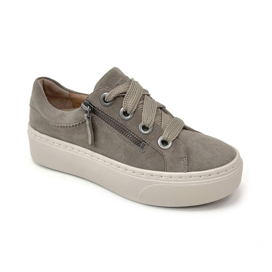 Aetrex Aubrey Arch Support Platform Sneaker - Taupe