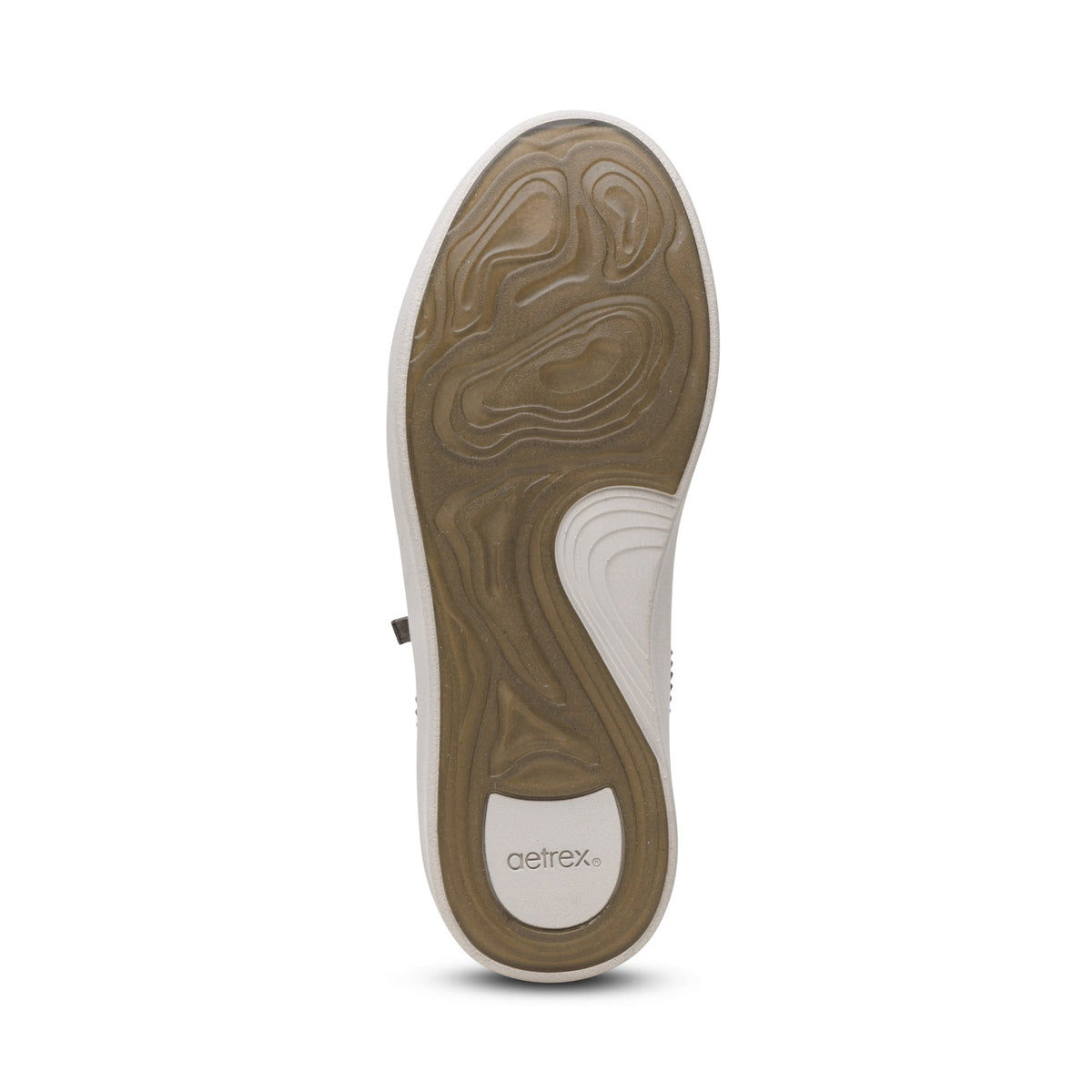 Aetrex Aubrey Arch Support Platform Sneaker - Taupe