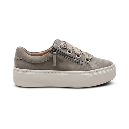 Aetrex Aubrey Arch Support Platform Sneaker - Taupe