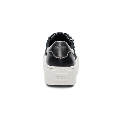 Aetrex Leigh Arch Support Platform Sneaker - Black