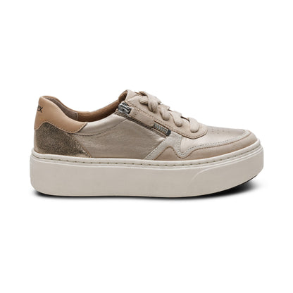 Aetrex Leigh Arch Support Platform Sneaker - Tan
