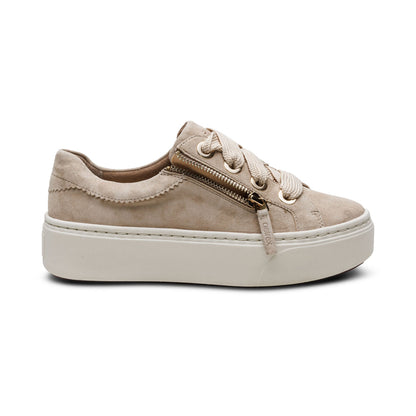 Aetrex Aubrey Arch Support Platform Sneaker - Sand
