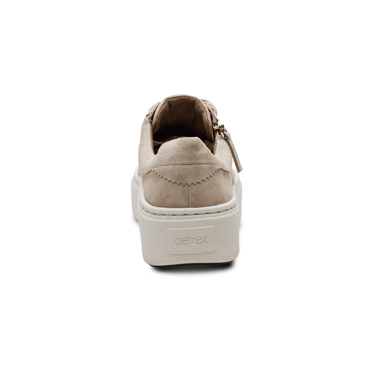 Aetrex Aubrey Arch Support Platform Sneaker - Sand