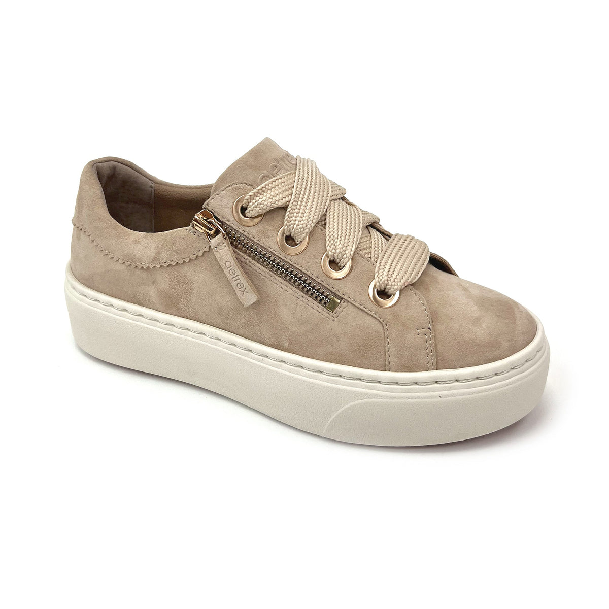 Aetrex Aubrey Arch Support Platform Sneaker - Sand