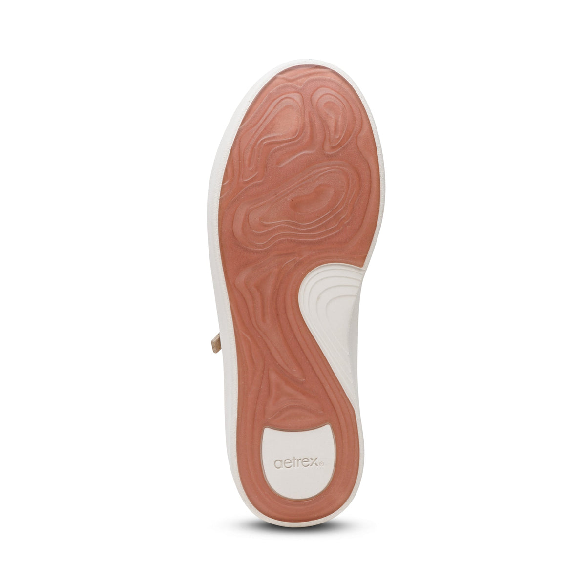 Aetrex Aubrey Arch Support Platform Sneaker - Sand