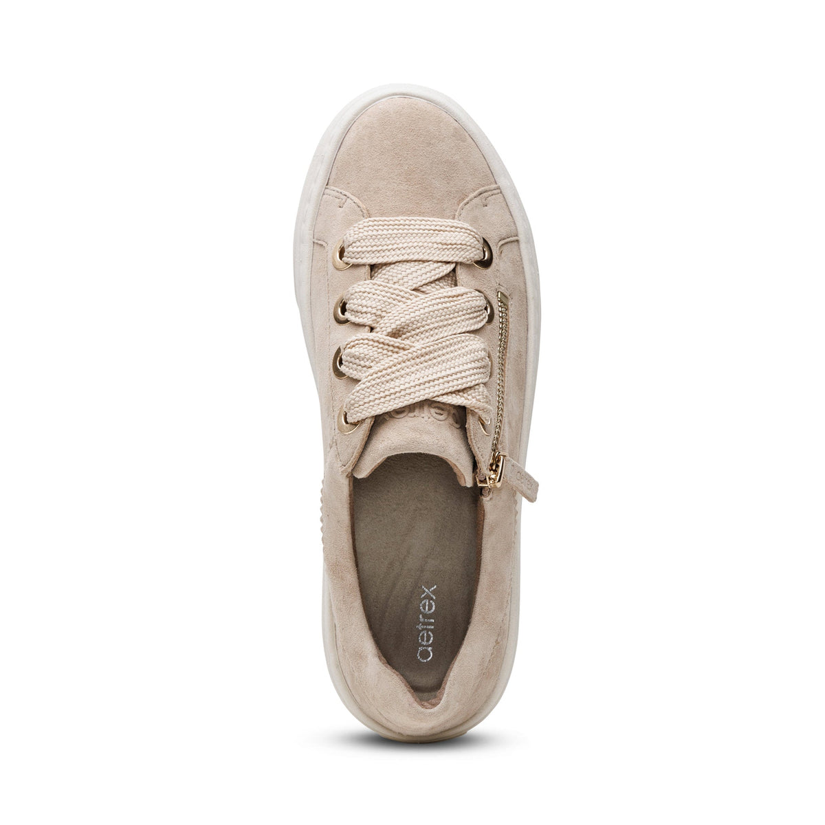 Aetrex Aubrey Arch Support Platform Sneaker - Sand