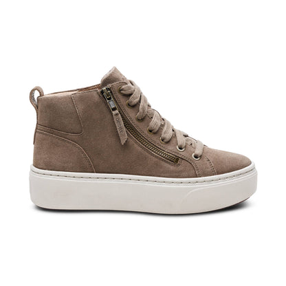 Aetrex Gianna Arch Support Platform Sneaker - Taupe