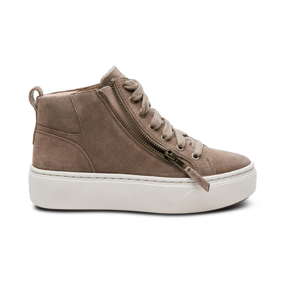 Aetrex Gianna Arch Support Platform Sneaker - Taupe