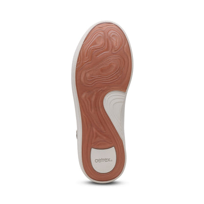 Aetrex Gianna Arch Support Platform Sneaker - Taupe