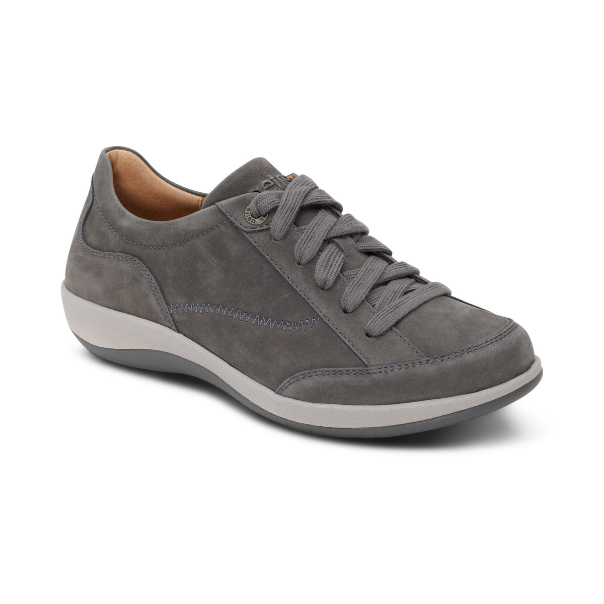 Aetrex Dahlia Lace-Up Oxford - Charcoal
