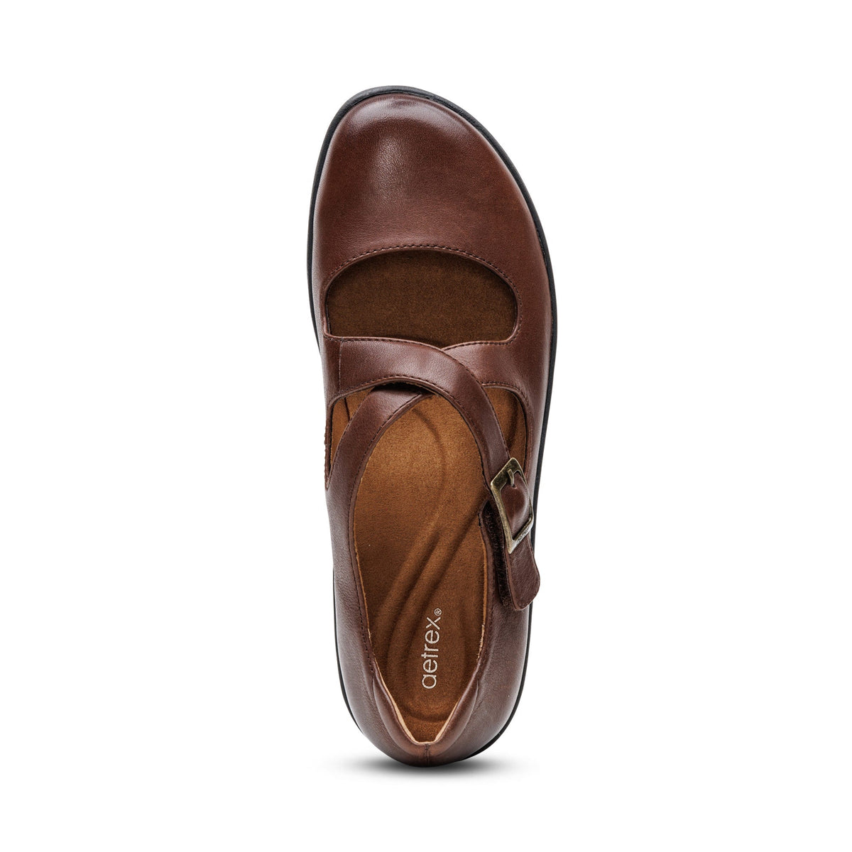 Aetrex Paisley Mary Jane - Brown