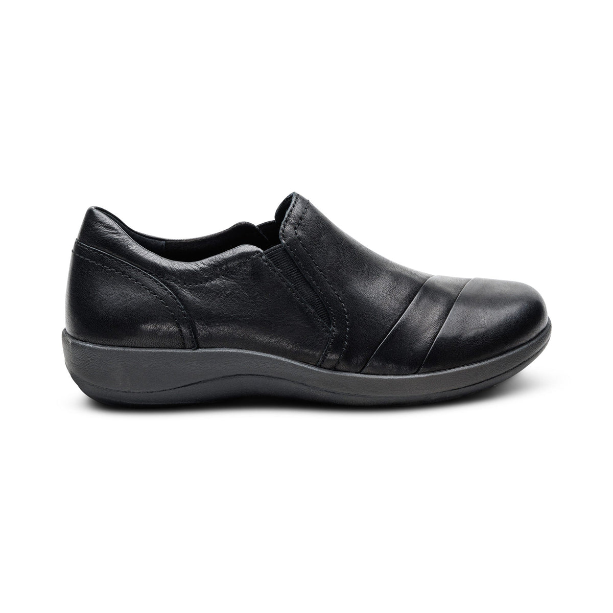 Aetrex Helena Arch Support Slip-On - Black