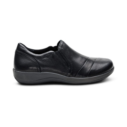 Aetrex Helena Arch Support Slip-On - Black