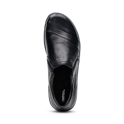 Aetrex Helena Arch Support Slip-On - Black