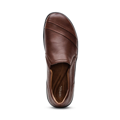 Aetrex Helena Arch Support Slip-On - Brown