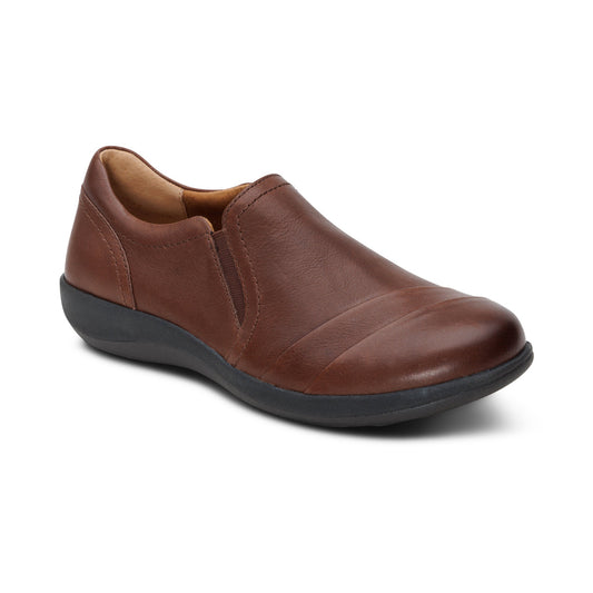 Aetrex Helena Arch Support Slip-On - Brown