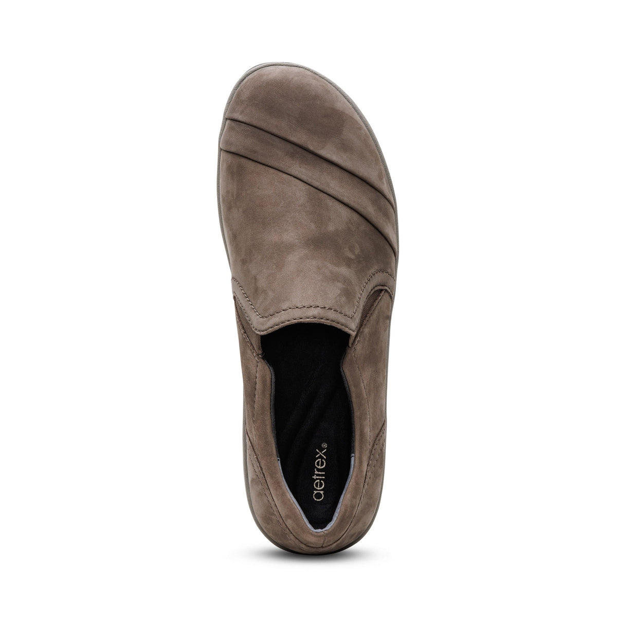 Aetrex Helena Arch Support Slip-On - Warm Grey