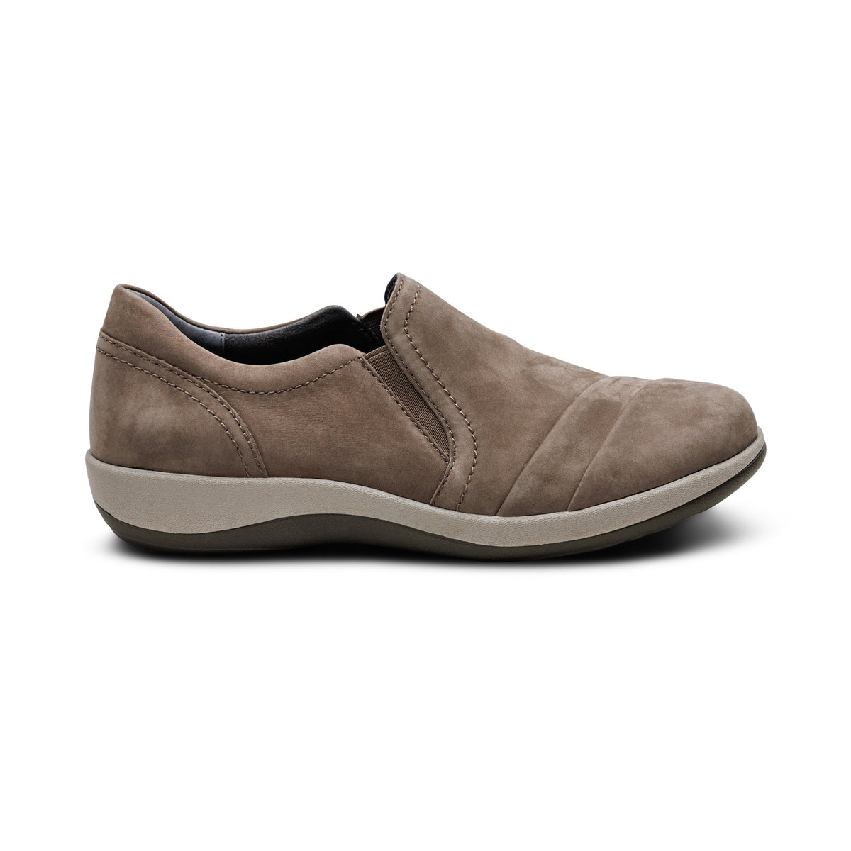 Aetrex Helena Arch Support Slip-On - Warm Grey