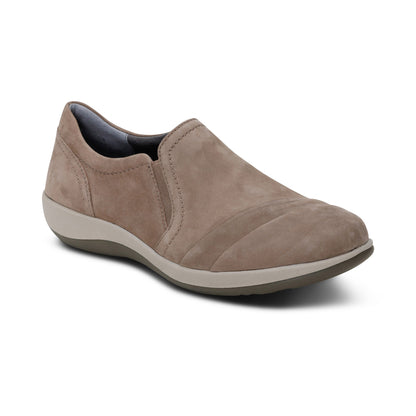 Aetrex Helena Arch Support Slip-On - Warm Grey