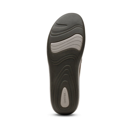 Aetrex Helena Arch Support Slip-On - Warm Grey
