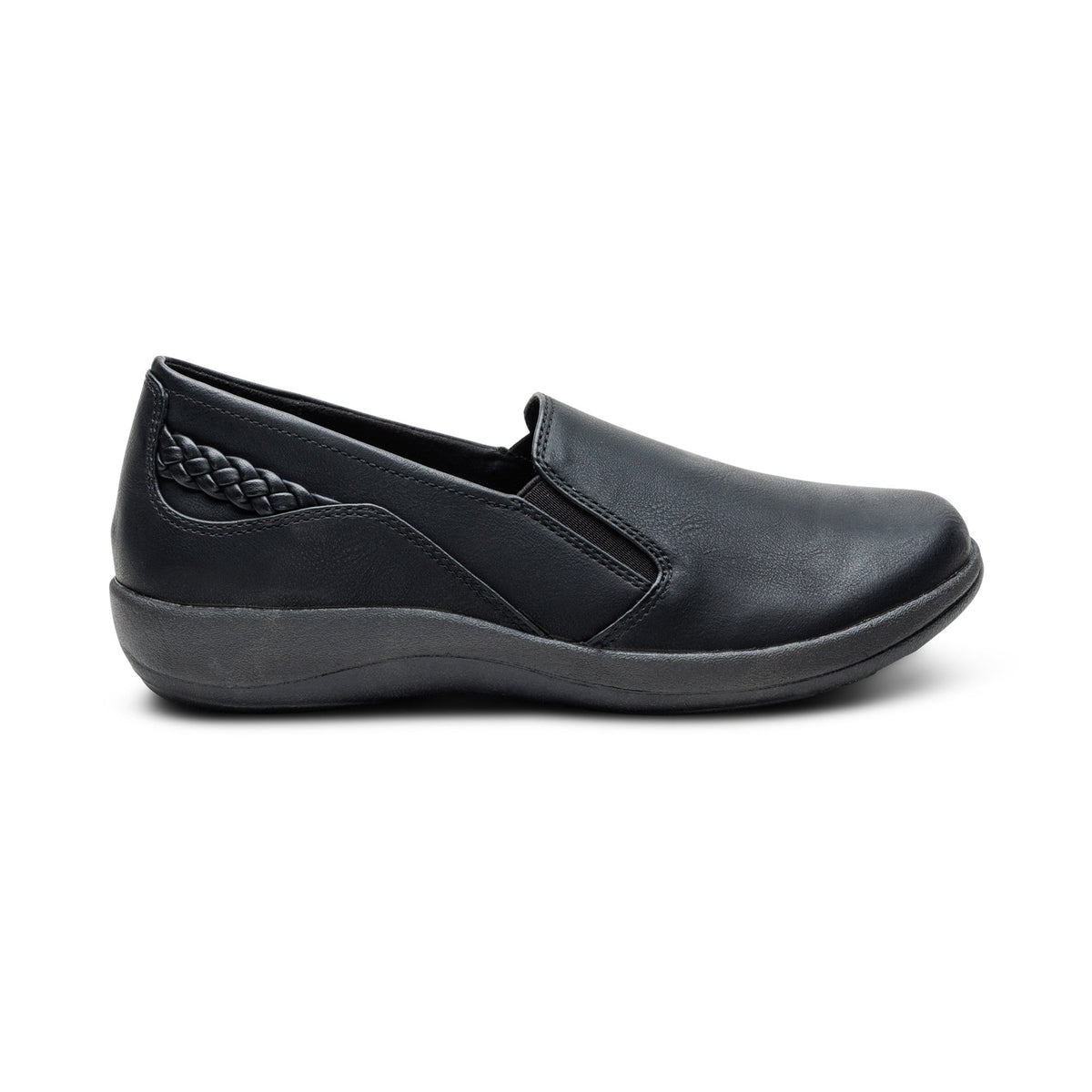 Aetrex Alice Arch Support Slip-On - Black