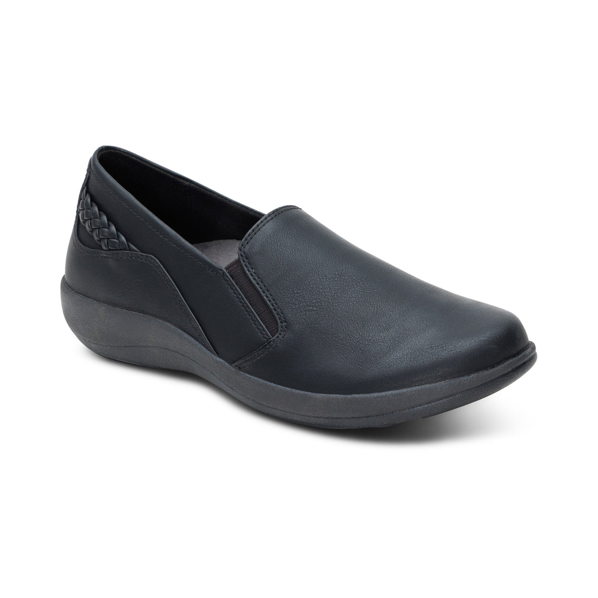 Aetrex Alice Arch Support Slip-On - Black