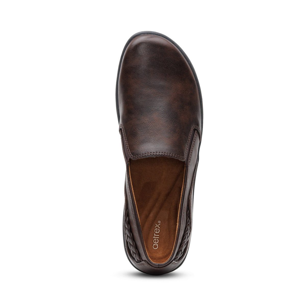Aetrex Alice Arch Support Slip-On - Dark Brown