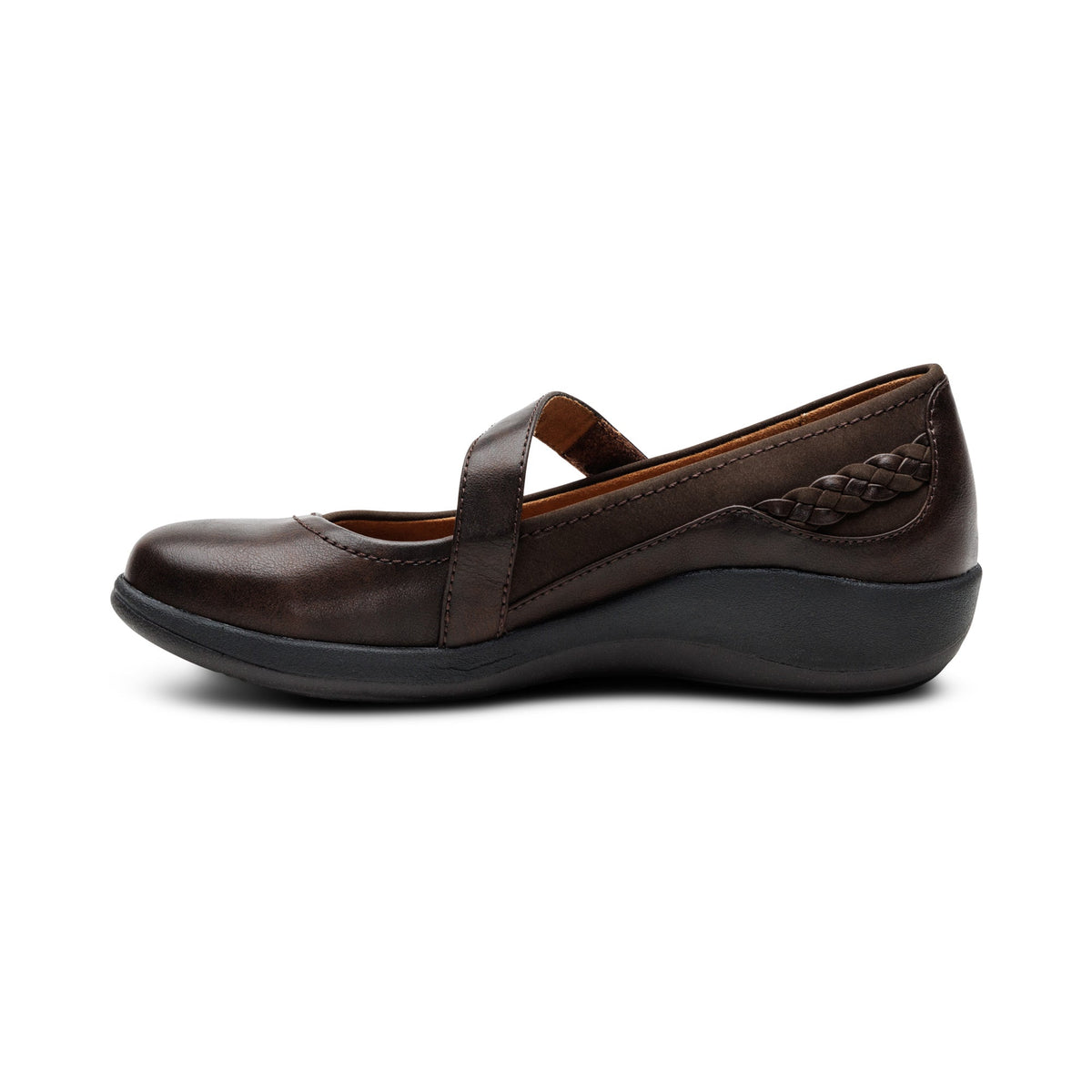 Aetrex Della Mary Jane - Dark Brown